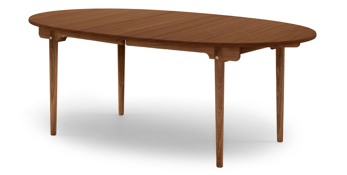 Carl Hansen & Søn CH338 Esstisch aus Massivholz Eiche oder Walnuss in Braun - Bild 2