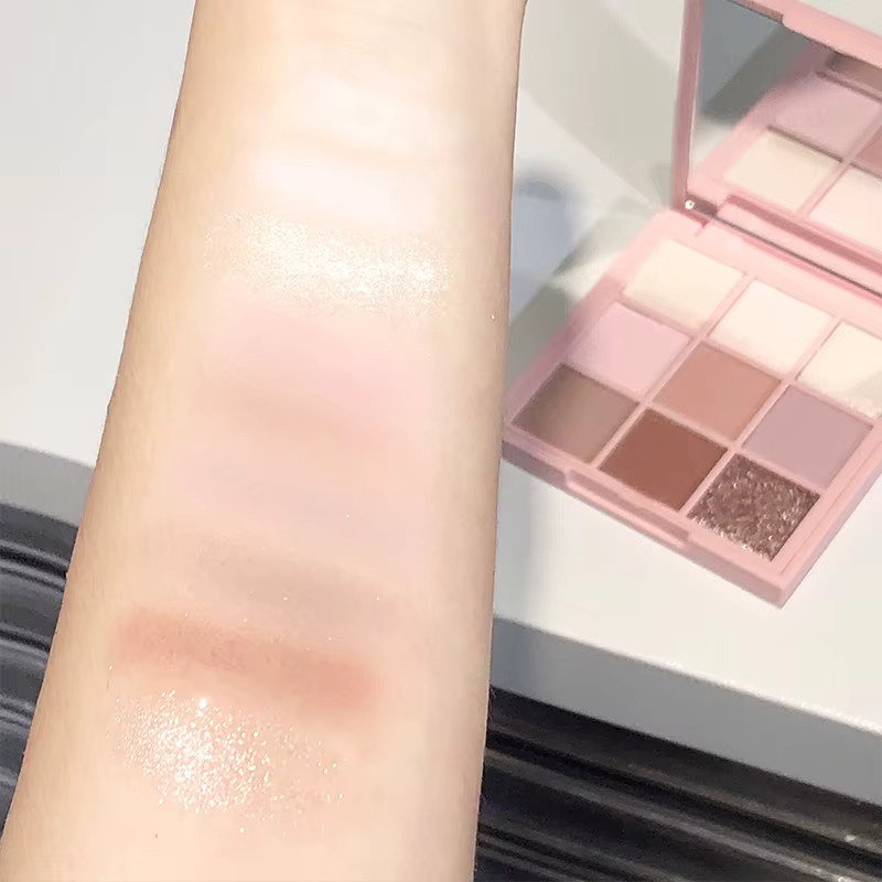 Lidschattenpalette Perlglanz-Highlighter, Schimmernd, Puder - Bild 2