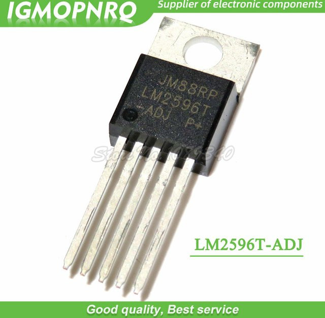 10 Stück LM2596T Spannungsregler Set in den Ausführungen 3.3V, 5.0V und ADJ im TO-220 Gehäuse in Schwarz - Bild 1