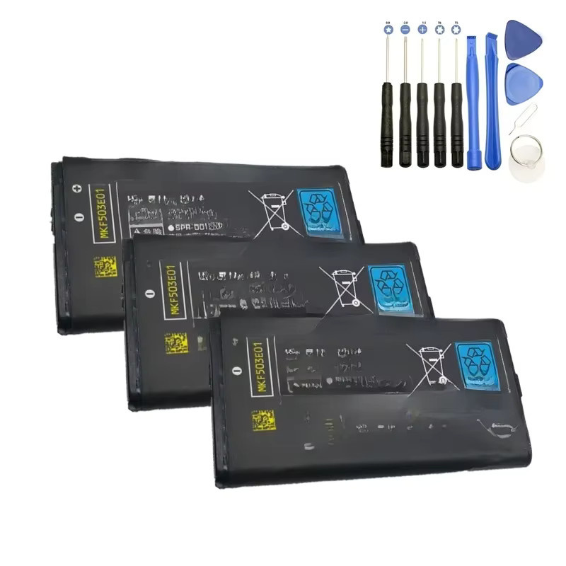 Wiederaufladbarer Li-Ionen-Akku 2000 mAh für Nintendo 3DSLL und 3DSXL in Schwarz inklusive Werkzeugpaket - Bild 3