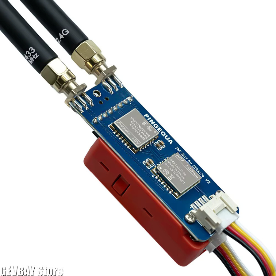 M5Stack RF 2-in-1-Modul für StickC Plus 1.1 & 2, unterstützt NRF24 2,4 GHz und CC1101 433 MHz, kompatibel mit Bruce Firmware, Blau - Bild 4