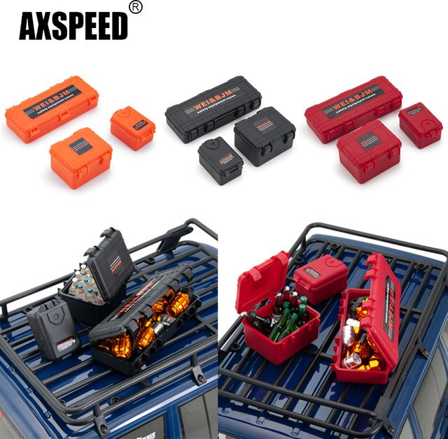 AXSPEED Rc 1:10 Dekor Zubehör, Kunststoff, 3-teiliges Set - Bild 1