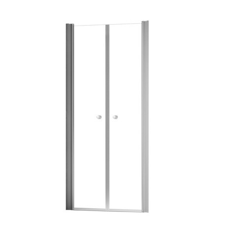 Schulte Garant 2.0 Pendeltür für Nische in Silber, B: 100 cm, H: 200 cm - Bild 2