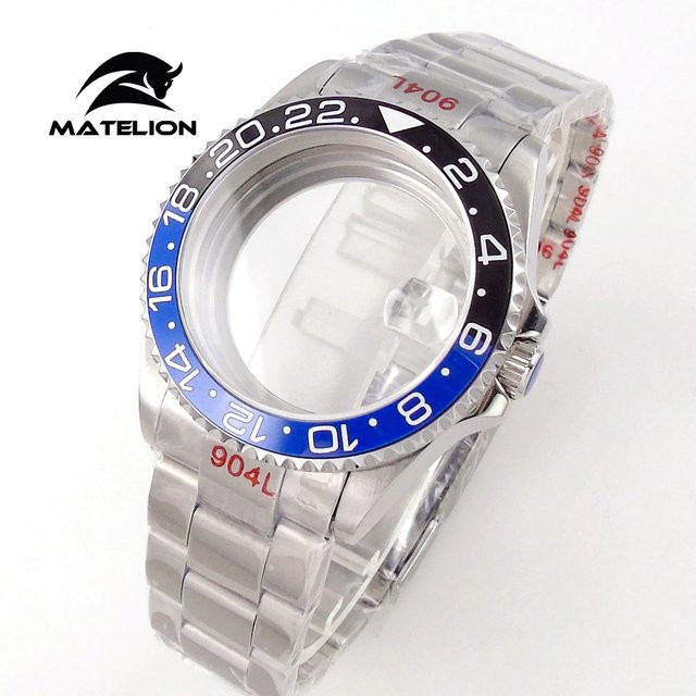 Matelion Uhrengehäuse, Edelstahl, 40 mm, Silber, Unisex - Bild 1