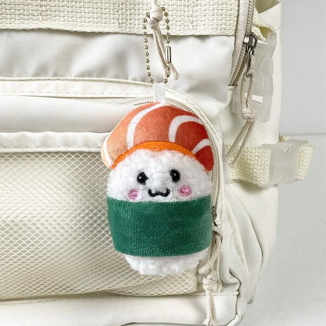 BC Pet Supplies Lachs-Sushi-Kaviar-Plüsch-Anhänger, Plüsch / Textil, ab 6 Jahren - Bild 1