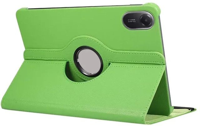 Xiaomi Schutzhülle für Redmi Pad 2 11 Zoll in Grün mit 360 Grad drehbarem Smart-Flip-Ständer aus PU-Leder - Bild 1