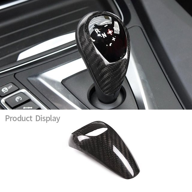 Metyoucar Real Carbon Schalthebel Abdeckung für BMW M2 M3 M4 M5 X5M X6M in Schwarz - Bild 1