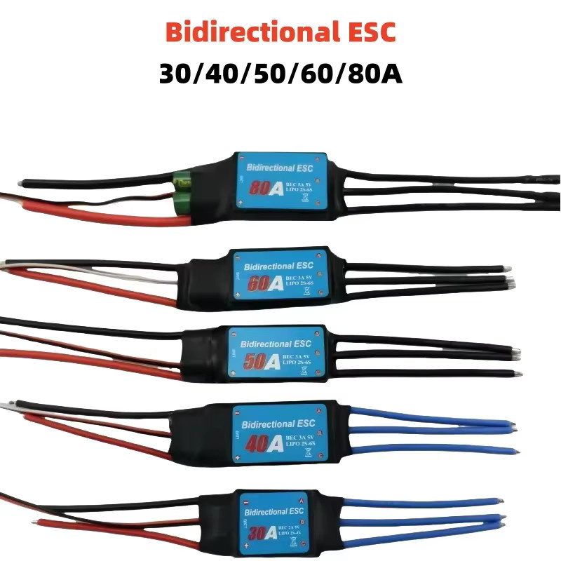 ZHOUCHEN Bürstenloser bidirektionaler ESC, für RC-Auto-Boote und Unterwasserpropeller - Bild 1