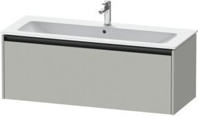 Duravit Waschtischunterschrank Ketho.2 in Betongrau, wandhängend mit 1 Auszug, B: 121 cm, T: 48 cm, H: 44 cm - Bild 1
