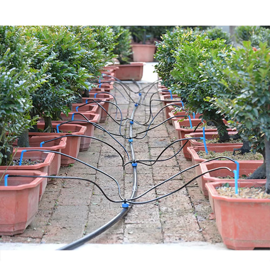 Automatisches Bewässerungssystem-Kit mit 4-Wege-Tropfpfeilen für Gewächshaus und Garten, 5er-Set, 8l - Bild 4