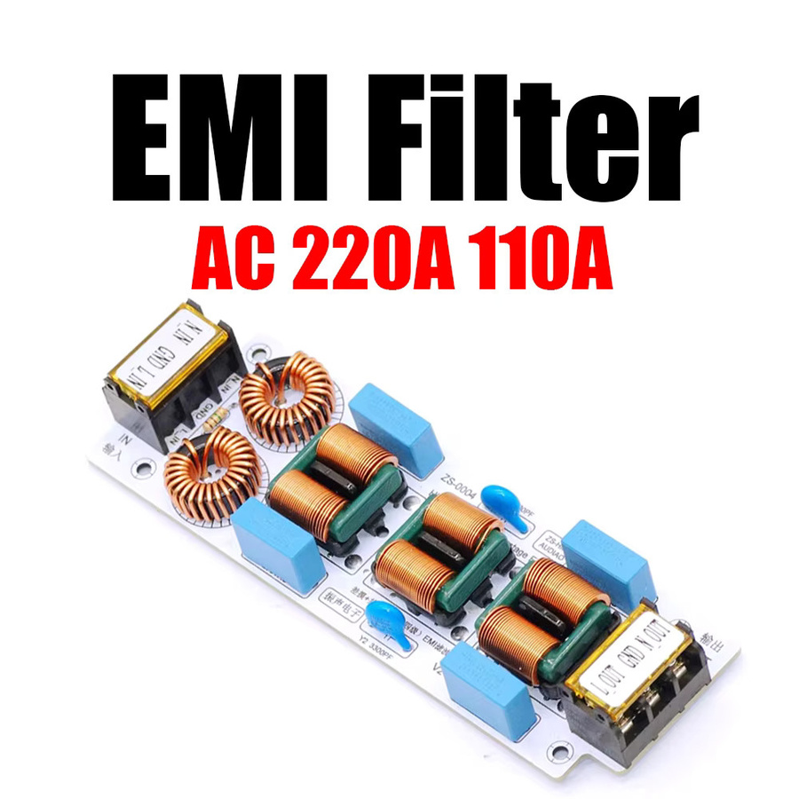 DykbRadio 4-stufiger EMI Filter Elektromagnetischer Interferenz Suppressor für Audio Verstärker AC 110V 220V 6A 10A - Bild 2