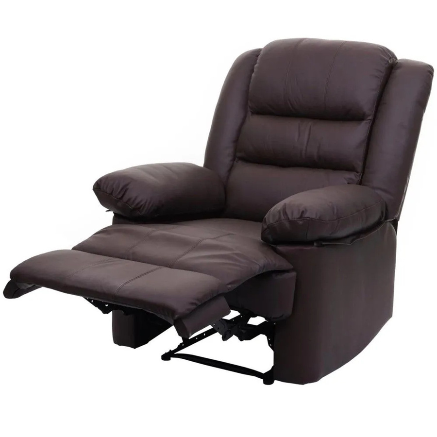MCW Relaxsessel G15 Fernsehsessel aus Leder und Kunstleder in Braun, B/T/H: 101 x 87 x 100 cm - Bild 2