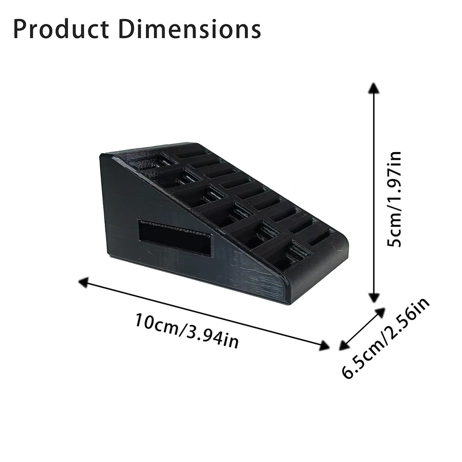 Multifunktionale USB-Speicherkarten-Aufbewahrungsbox aus Kunststoff mit mehreren Fächern in Schwarz - Bild 6
