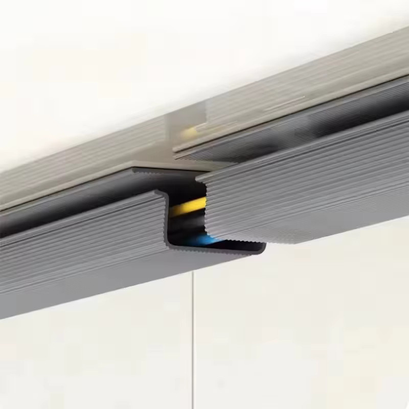 Selbstklebender Kabel-Organizer für Schreibtisch und Büro in Schwarz, 40 cm Länge - Bild 3