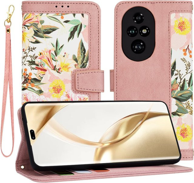 Techsuit FlipCraft Schutzhülle für Honor 200 Pro in Rosa - Bild 1