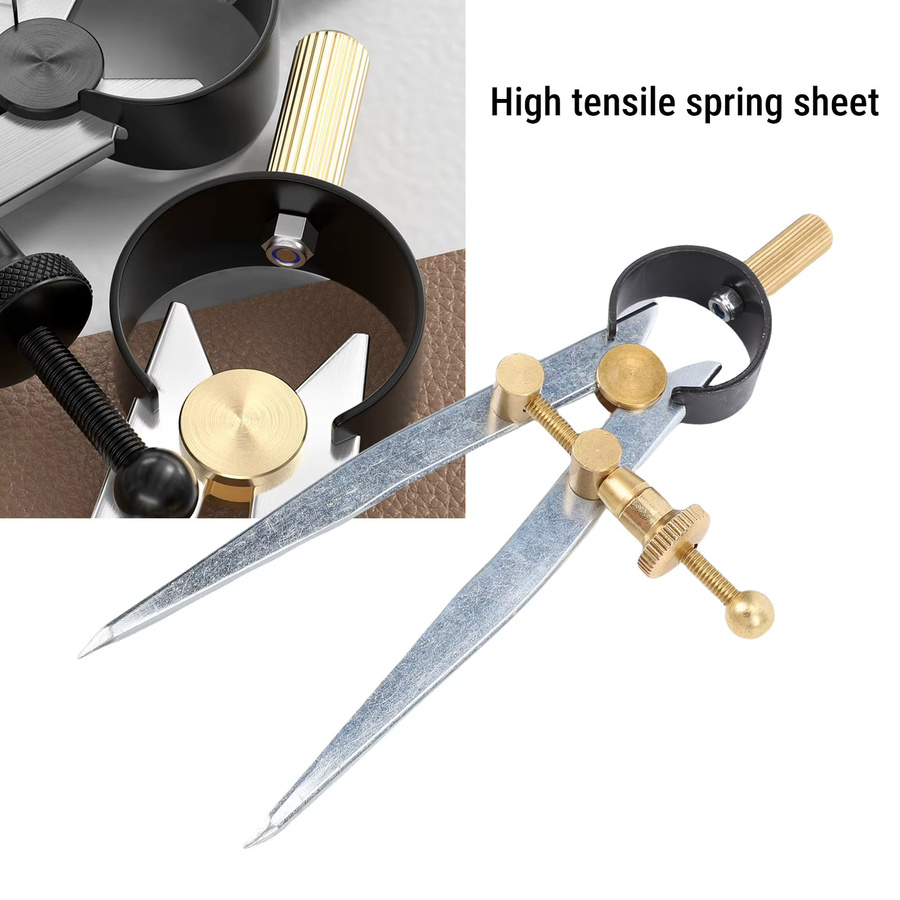VBESTLIFE Spring Wing Divider Messschieber aus Stahl in Silber, verstellbar und abschließbar, 10,2 cm - Bild 5