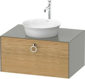Duravit Waschtischunterschrank White Tulip in Weiß, Wandmontage, Breite: 80 cm, Tiefe: 55 cm - Bild 1