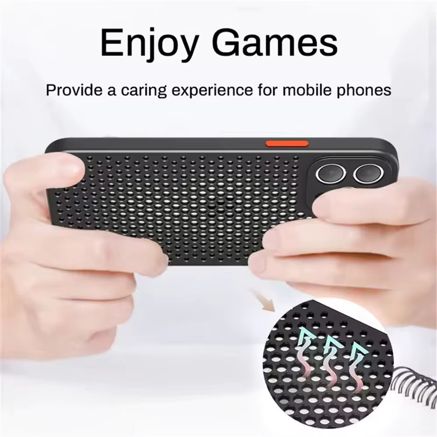 Kühlende und atmungsaktive Silikonhülle von Fudusaidman für iPhone 11 bis iPhone 17 Air in Grün - Bild 5