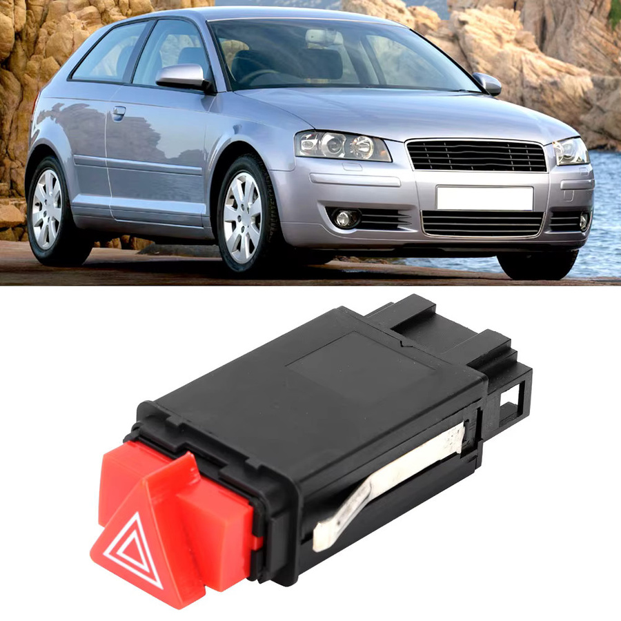 EBTOOLS Auto-Warnblinklichtschalter Schwarz passend für Audi A3 1996-2003 8L0941509L - Bild 3