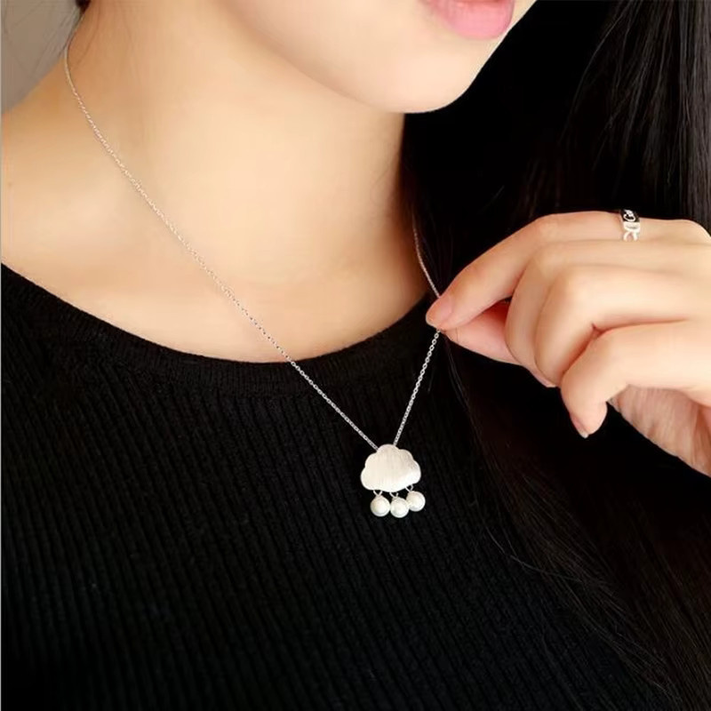 GaGa-Duck Anhänger 925 Silber, Perle, Damen - Bild 4
