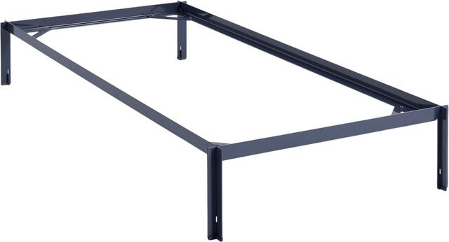 HAY Connect Bed aus Metall in Blau im Industrial Design, pulverbeschichtet - Bild 1