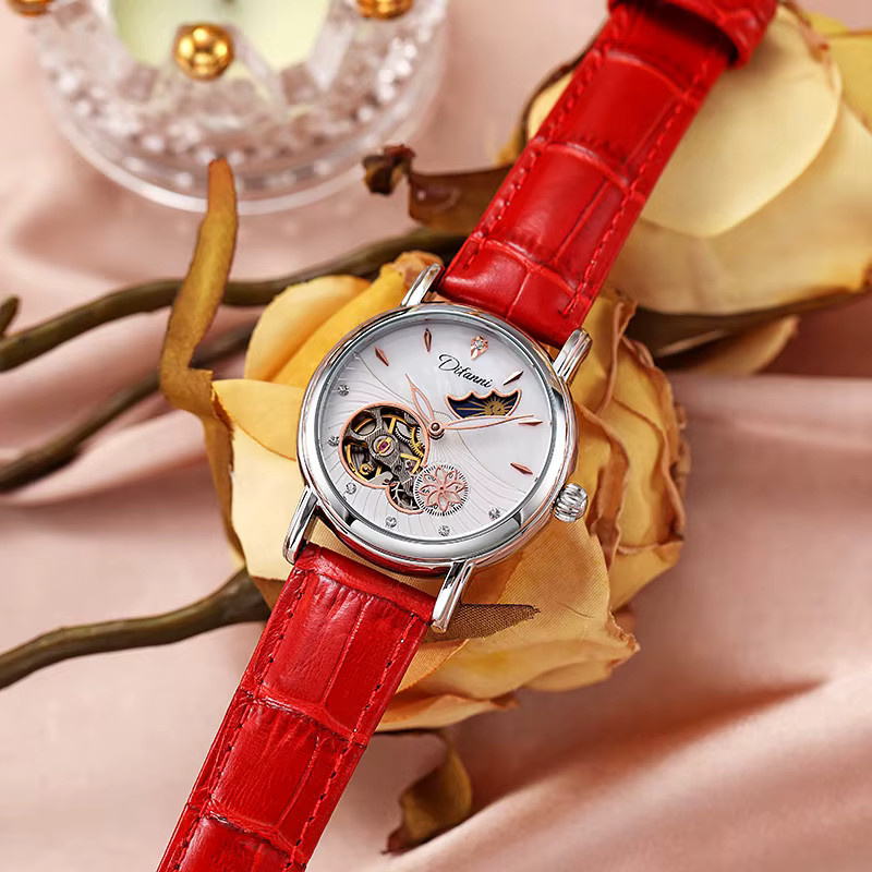 AILANG Armbanduhr Automatik, Edelstahl, Bicolor, Mondphase, Damen - Bild 6