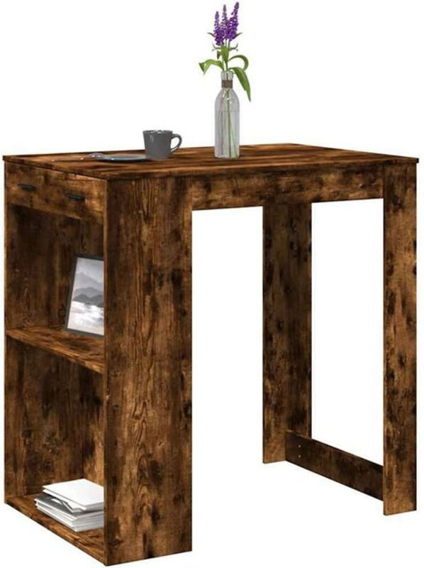 Bartisch Räuchereiche Braun aus Holzwerkstoff von Vidaxl B/T/H: 102 x 70 x 103,5 cm - Bild 1