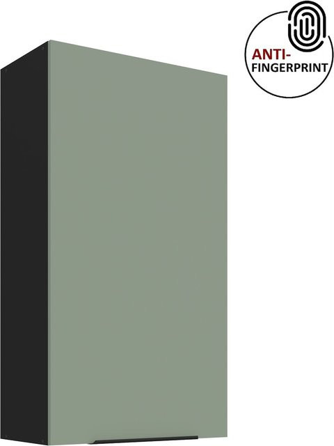 ARIA Hängeschrank Aquamarin Küchenzeile mit Anti Fingerprint Oberfläche Höhe: 90 cm, Breite: 60 cm - Bild 1