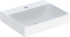 Geberit Aufsatzwaschtisch One aus Keramik in Weiß, rechteckig, B/T: 50 x 40 cm