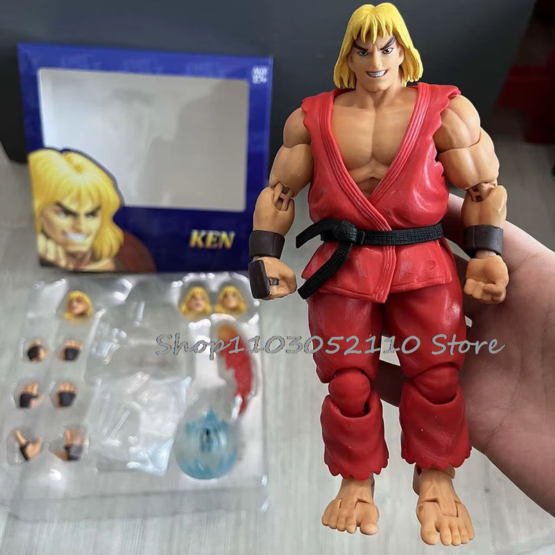 Bandai Street Fighter Actionfiguren Guile Ken Ryu The Final Challengers Modellpuppen aus Kunststoff in Mehrfarbig - Bild 2
