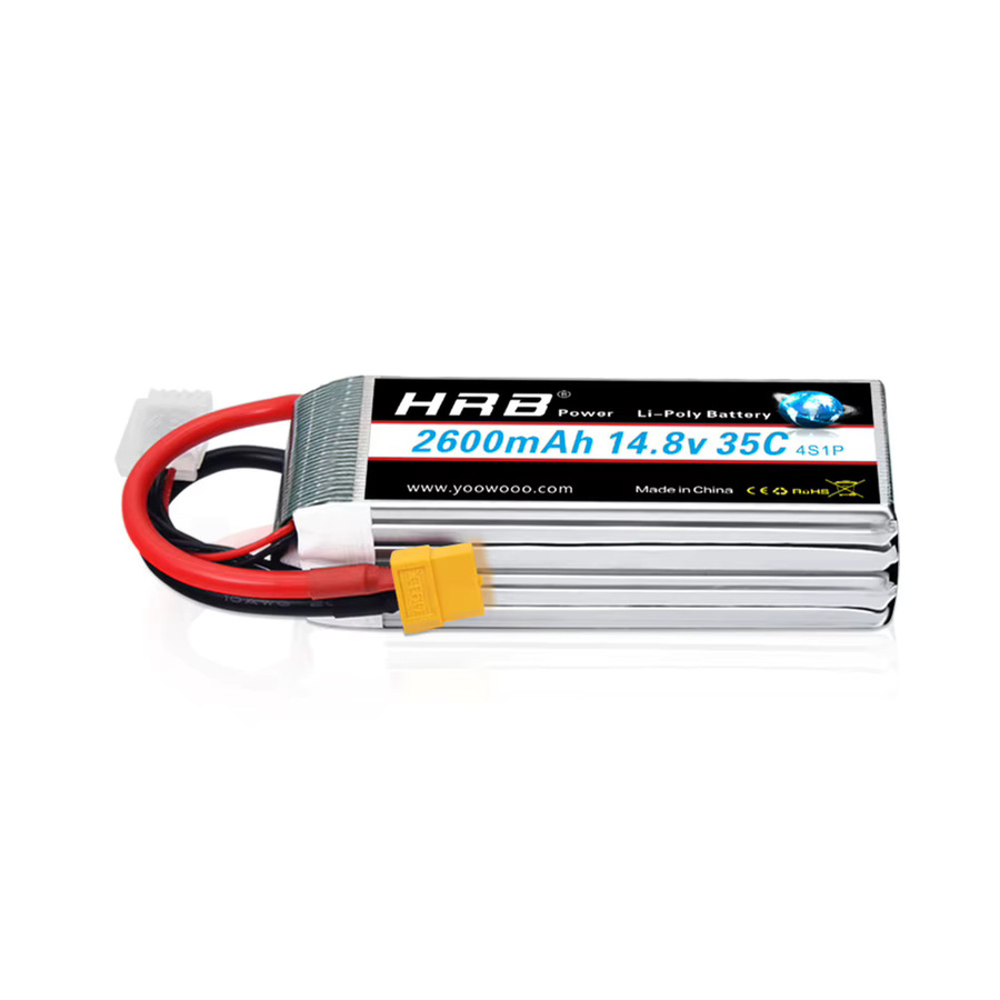 HRB LiPo Akku 4S 14,8 V 2600 mAh 35C mit XT60 Anschluss für RC Quadcopter, Hubschrauber, Boot, Auto und Flugzeug - Bild 2