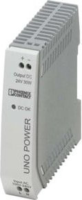 Phoenix Contact Stromversorgung UNO-PS/1AC/24DC/ 30W in Grau B/H/T: 22,5 x 90 x 84 mm - Bild 1