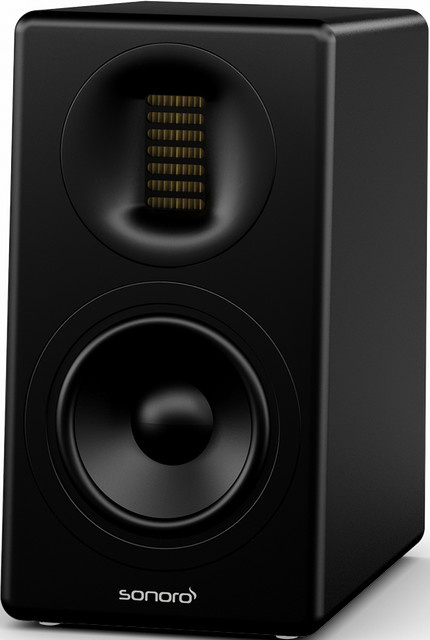 Sonoro Orchestra Slim Regal-Lautsprecher Schwarz matt - Bild 1