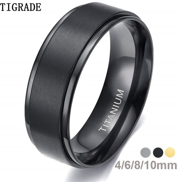 Tigrade Ring Titan, Schwarz, Gebürstet, Unisex - Bild 1