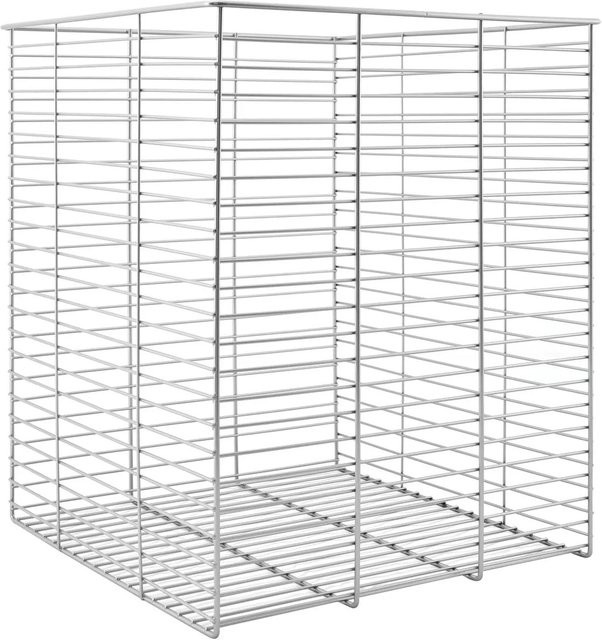 Vauth-Sagel Allzweckkorb aus Stahldraht in Silber, B/T/H: 38,0 x 46,0 x 38,0 cm - Bild 1