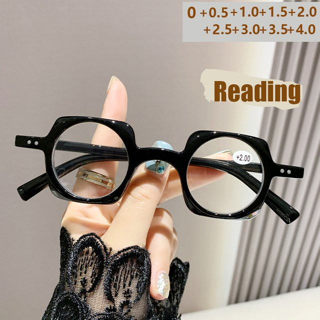 VABBON 6033 Lesebrille, Retro, oval, Vollrand, Herren, Anti-Blaulicht - Bild 1