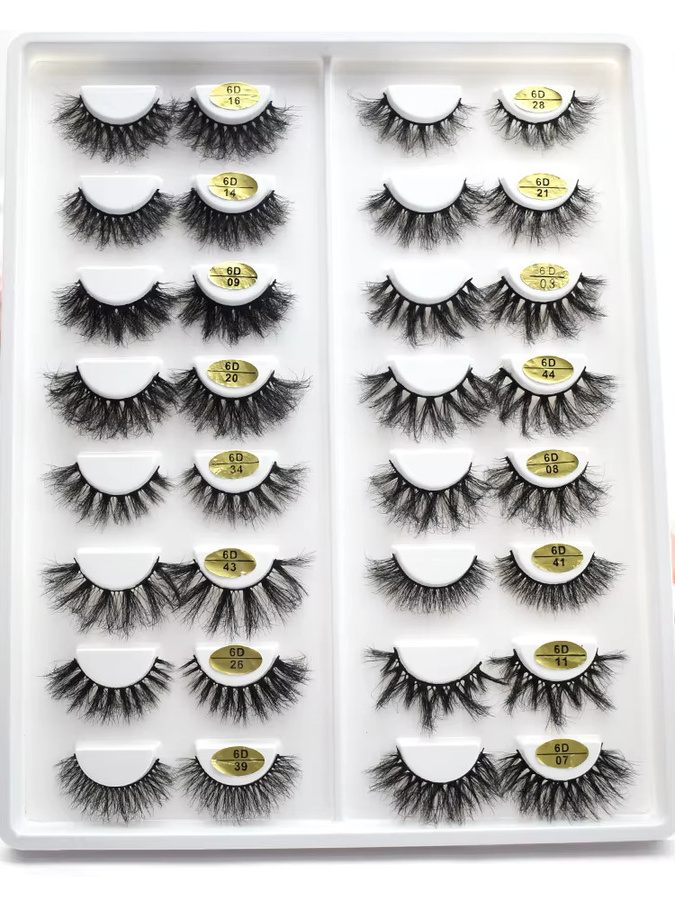 FOXESJI Messy Mink Lashes Künstliche Wimpern, Black, Natürlich - Bild 5