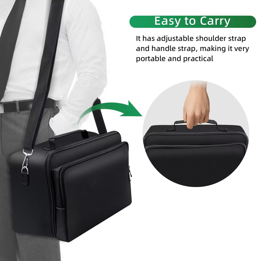 Schutzhülle für Xbox Series X in Schwarz als Reisetasche für Konsole, Controller und Zubehör - Bild 5