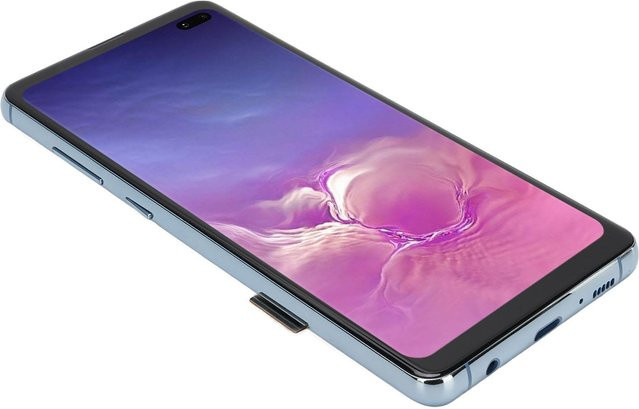 Samsung Galaxy S10 Ersatz-Display mit 6,4 Zoll Touchscreen Digitalisierer Baugruppe und Rahmenwerkzeugen in Pink - Bild 1