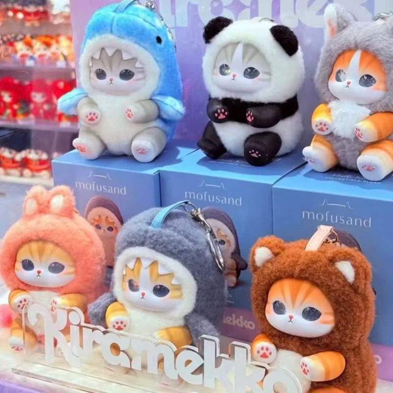 52TOYS Mofusand Katze, Silikon-Plüsch Hängeornament, Einzelfigur - Bild 2