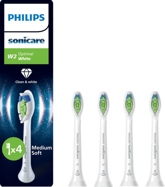 Philips Sonicare Optimal White Ersatzbürsten, Weiß, 4 Stück - Bild 1
