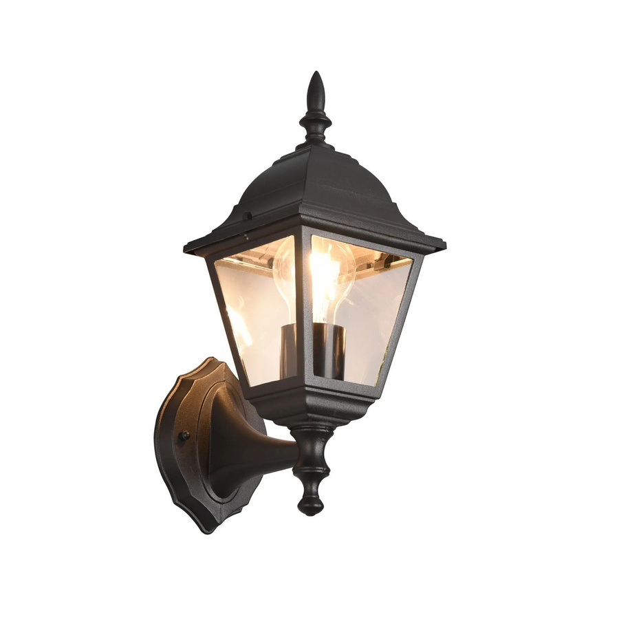 Trio LED-Wandleuchte Livenza Schwarz Matt aus Aluminium für den Gartenbereich B/H/T: 34 x 14 x 19 cm - Bild 2