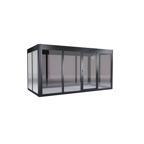 SunElements Gewächshaus SunGarden Power 4.2, B/H/T: 443 x 229 x 233 cm, anthrazit-metallic grau - Bild 2