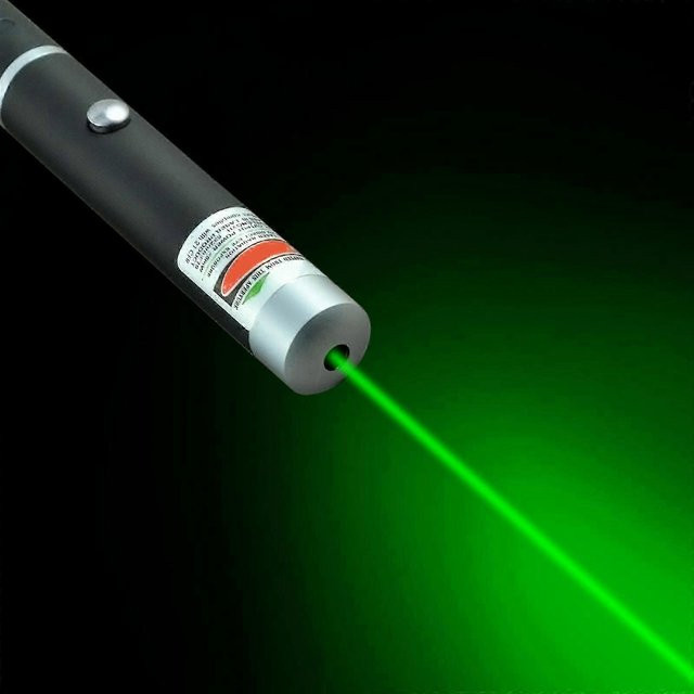 Handlo Zeigerstift Grün in Metall für professionelle Präsentationen und Outdoor-Einsätze - Bild 1
