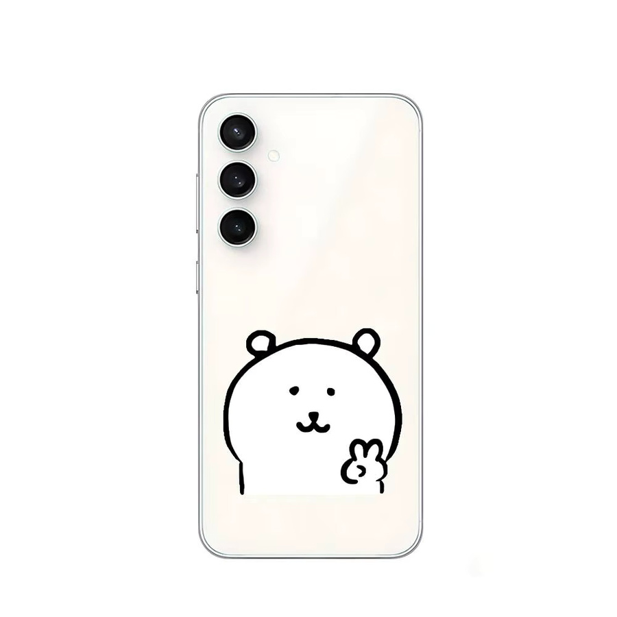 J-Joke Bear Handyhülle für Samsung Galaxy S21 S22 S23 S24 S25 Ultra FE Plus 5G A52S Transparent - Bild 5