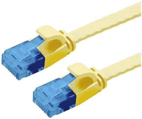 VALUE Patchkabel Kat.6A UTP extra-flach Gelb 2 m - Bild 1