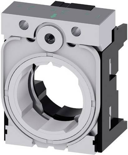 Siemens 3SU1550-0AA10-0AA0 Halter 3-fach in Grau und Schwarz, Breite: 30 mm, Höhe: 40 mm - Bild 1