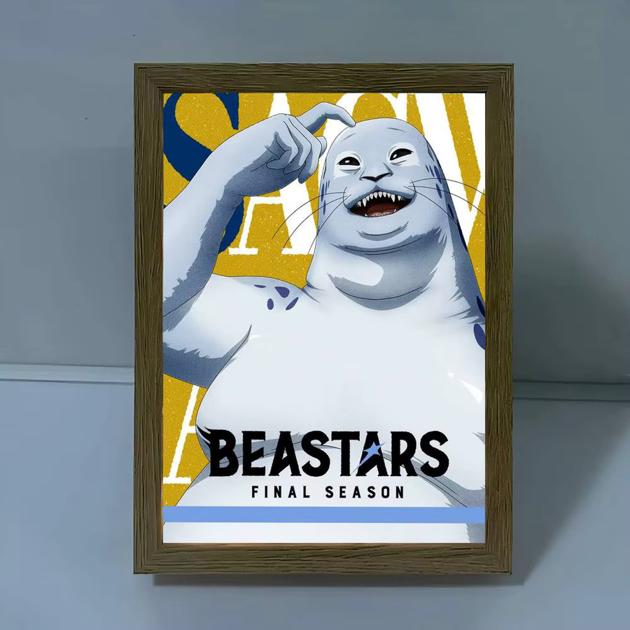 Beastars Vintage-Poster mit Motiv aus Papier, Mehrfarbig, Rechteckig, B: 15,0 cm, H: 10,0 cm - Bild 4