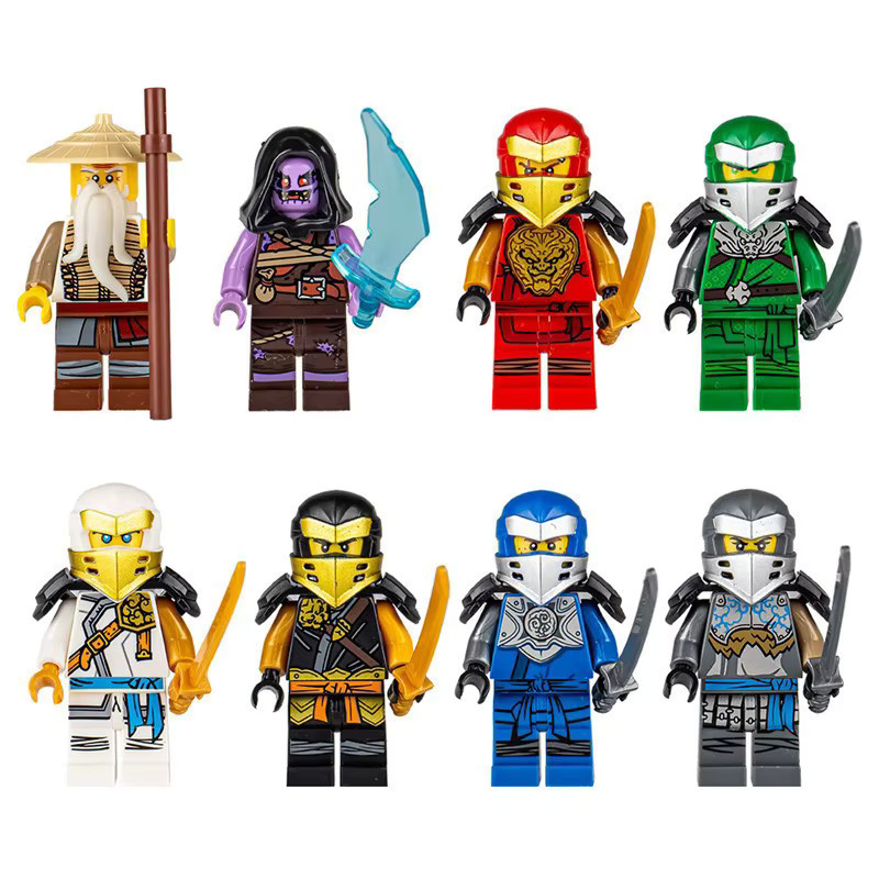 Bandai Ninja-Bausteine, Puppen, Puzzleteile und Bausteinspielzeug, 8-teiliges Set, Fantasy, Bunt / Mehrfarbig, ab 14 Jahre - Bild 4