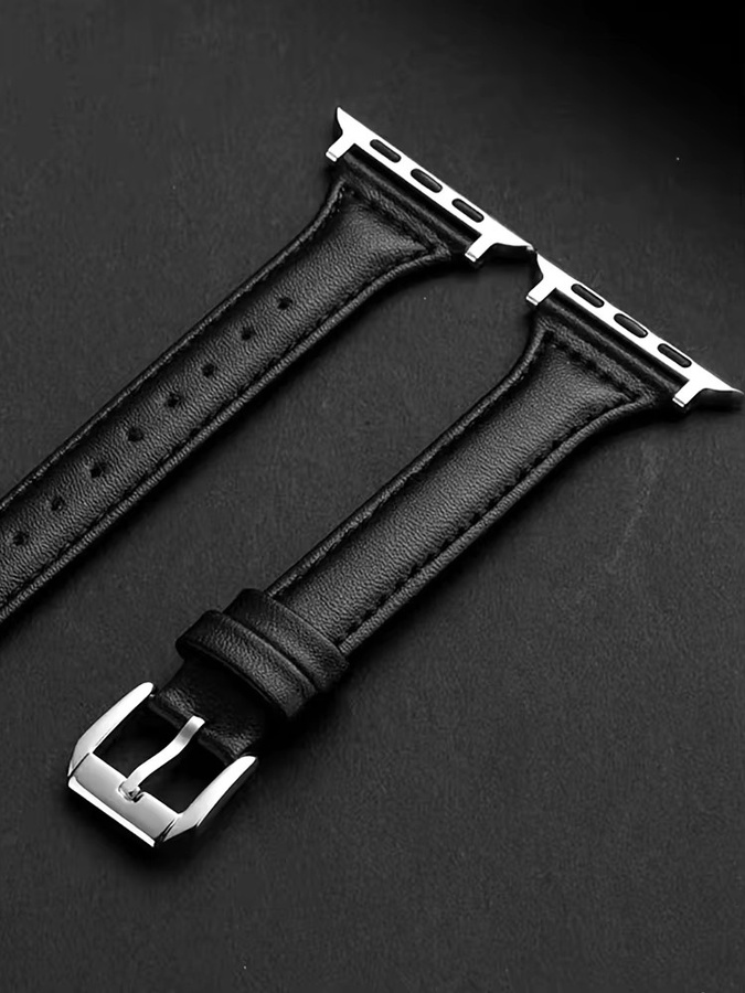 NEY Uhrenarmband Leder, Schwarz, Damen - Bild 3